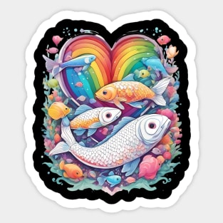 Colorful Fish Sticker